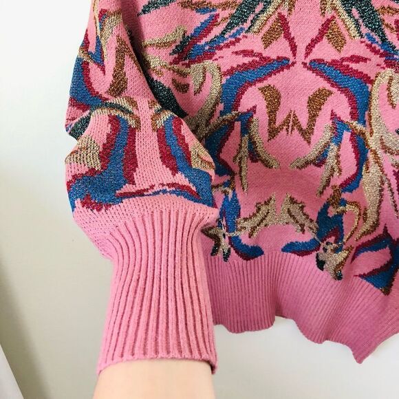 Suncoo Pandor Sweater Pull Pandor-Pink and Gold Parisian sweater - Picture 12 of 16